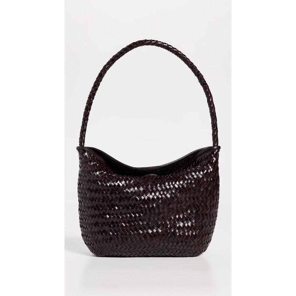 5008 Woven Shoulder Bag, Coffee Bean, One Size - Picture 2 of 5